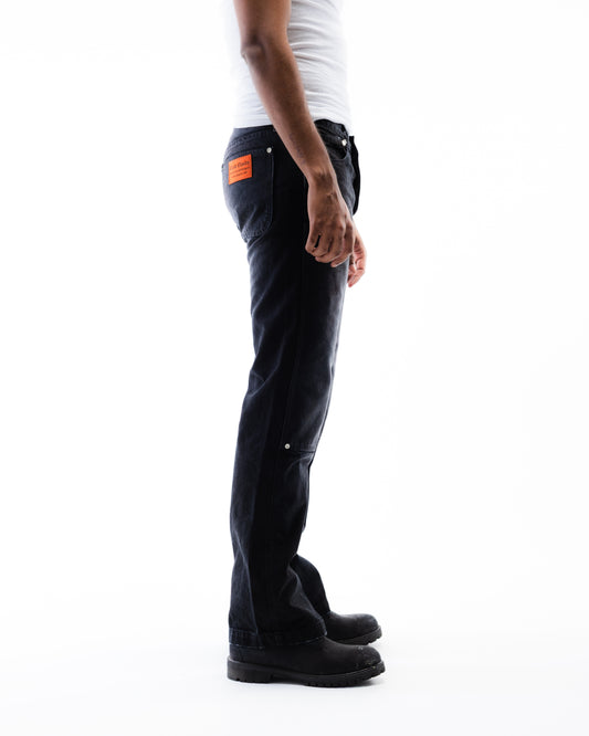 Screwed Double Knee Pants - Black