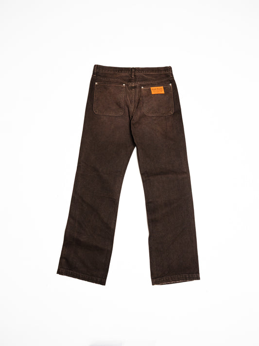 Screwed Double Knee Pants - Brown
