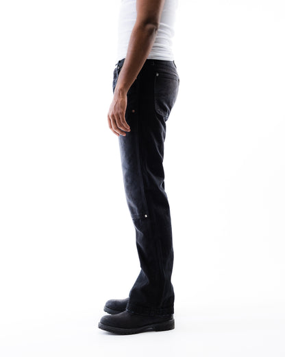 Screwed Double Knee Pants - Black