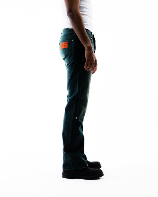 Screwed Double Knee Pants - Green