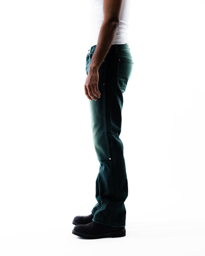 Screwed Double Knee Pants - Green