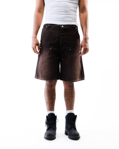 Screwed Carpenter Shorts - Brown