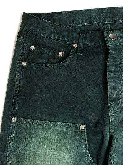 Screwed Double Knee Pants - Green