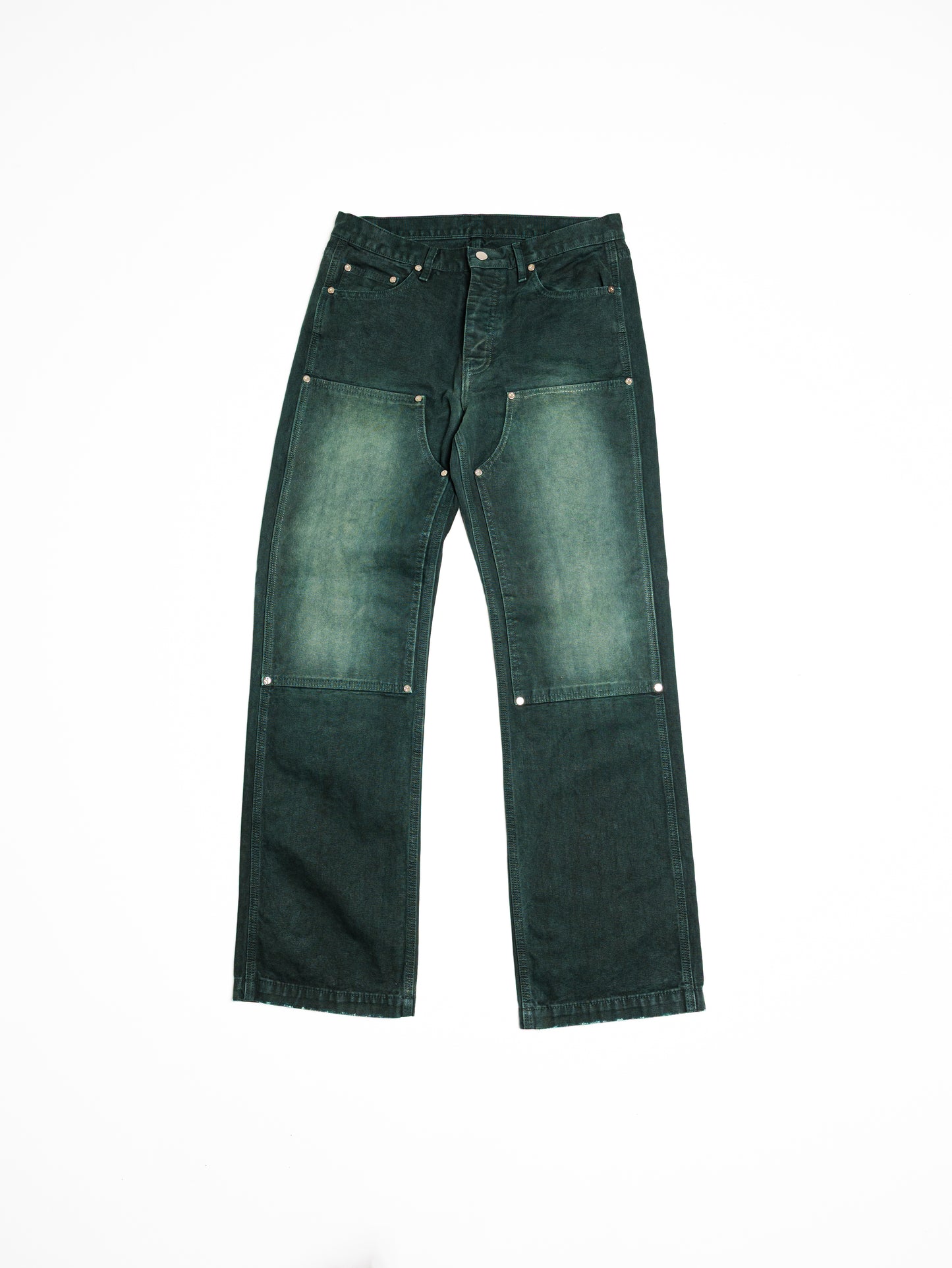 Screwed Double Knee Pants - Green