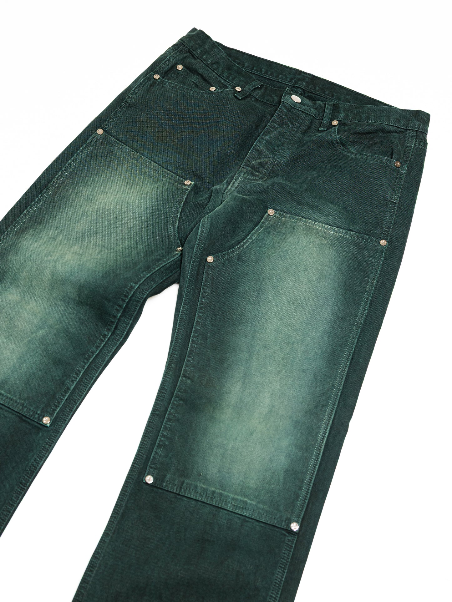 Screwed Double Knee Pants - Green