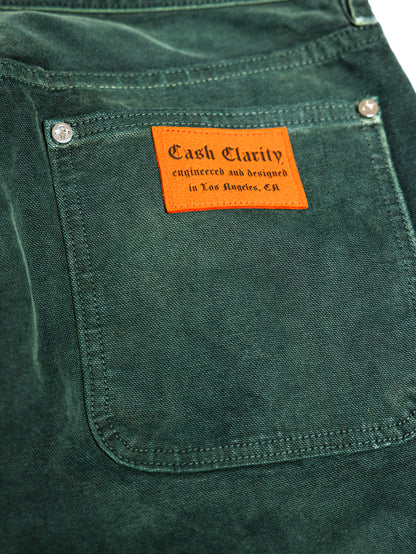 Screwed Double Knee Pants - Green