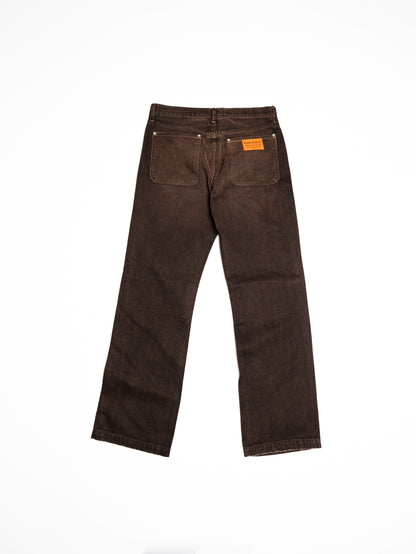 Screwed Double Knee Pants - Brown
