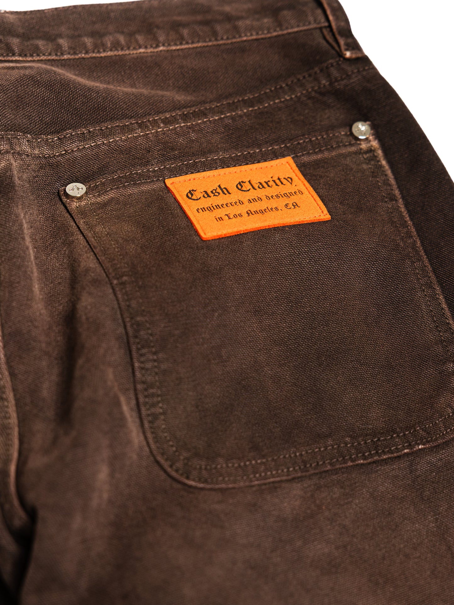 Screwed Double Knee Pants - Brown