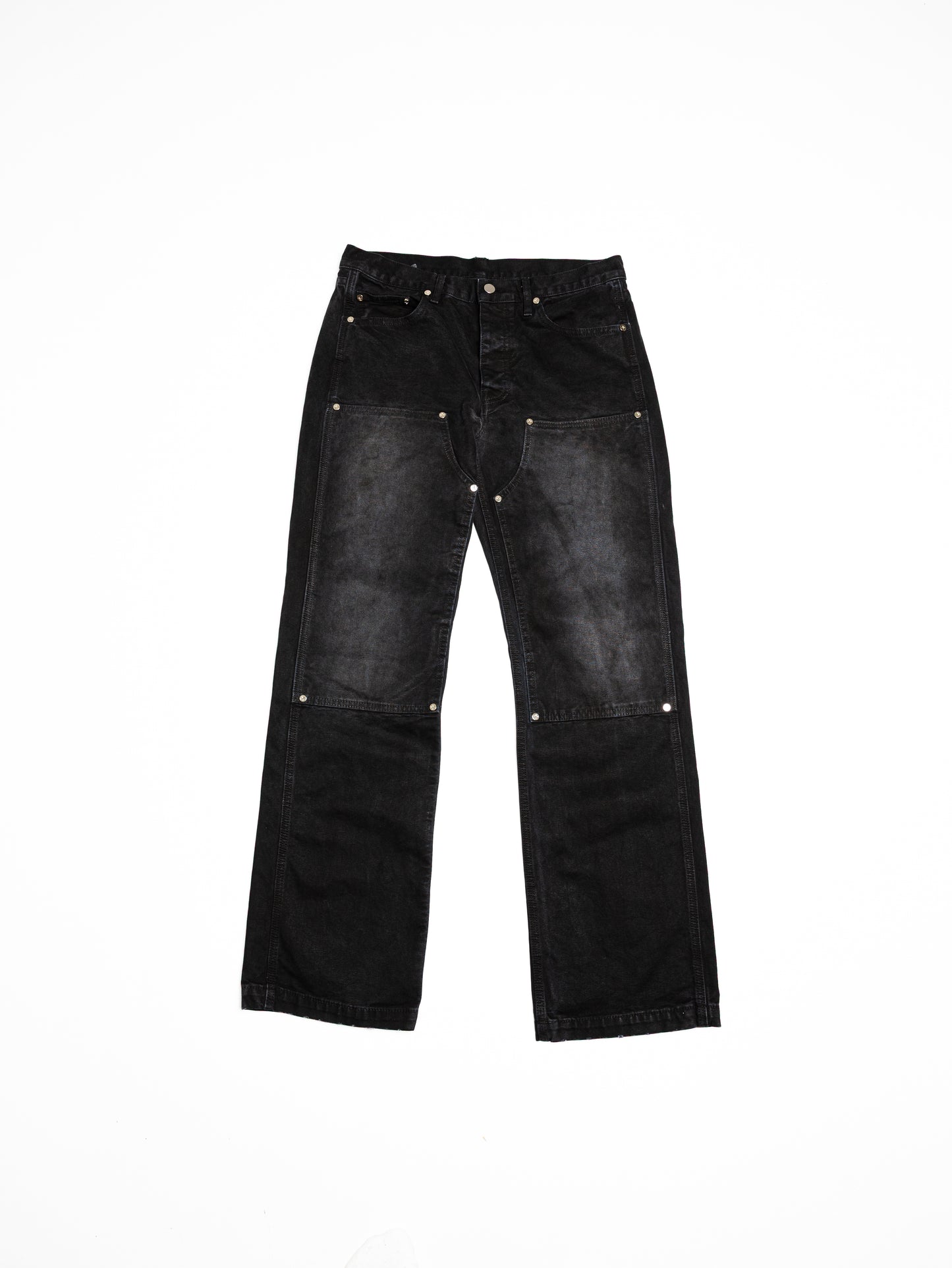 Screwed Double Knee Pants - Black