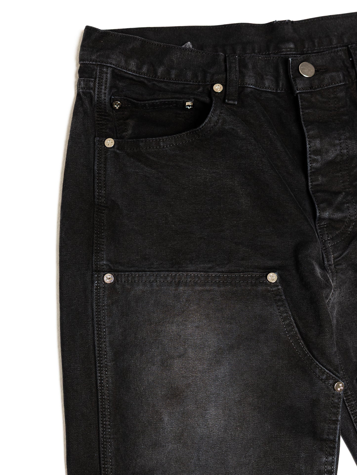 Screwed Double Knee Pants - Black