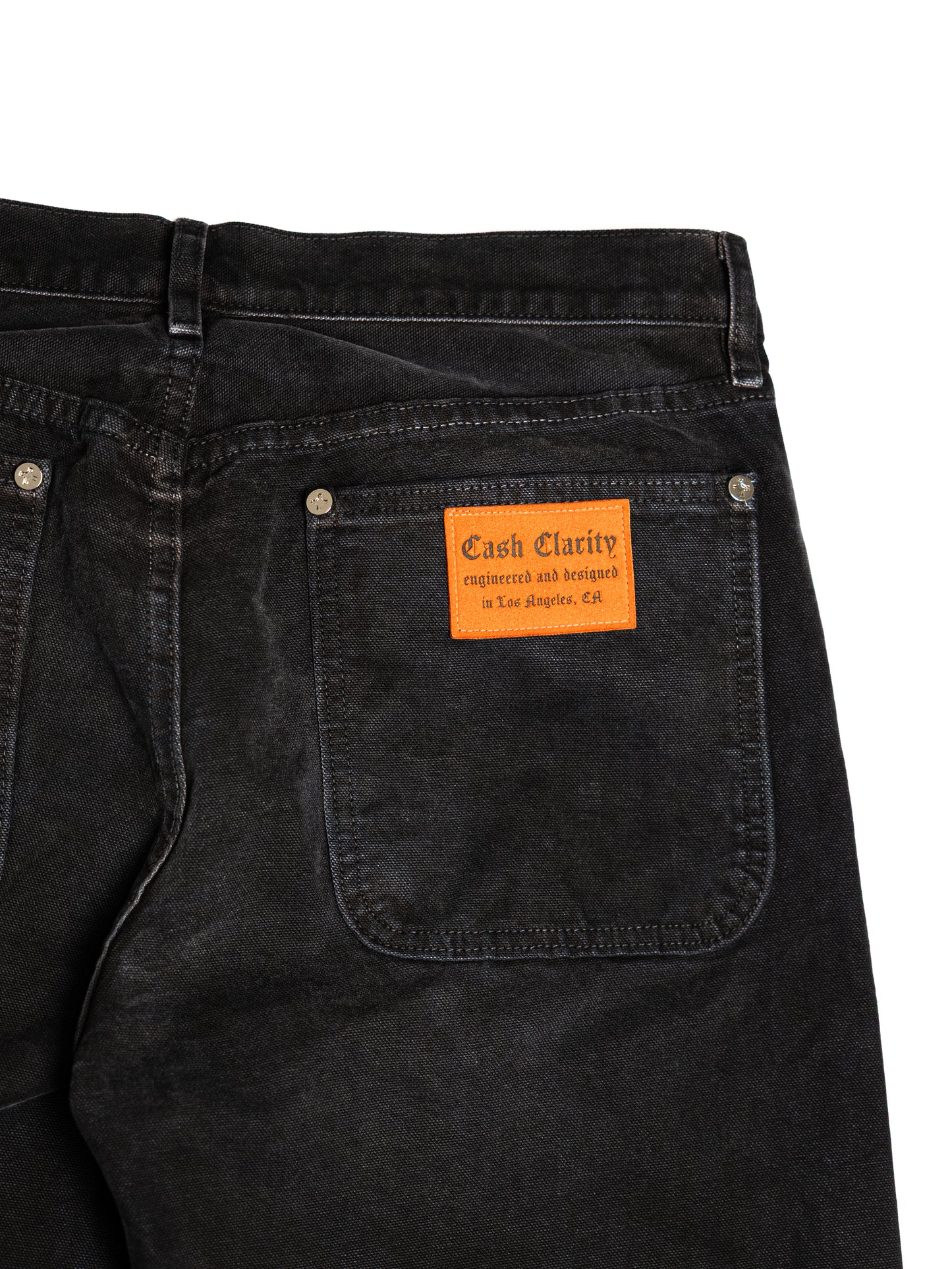 Screwed Double Knee Pants - Black