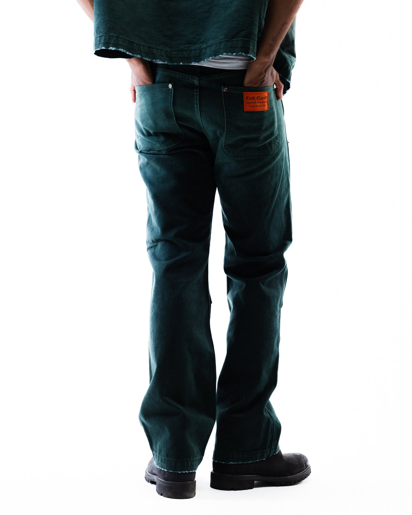Screwed Double Knee Pants - Green
