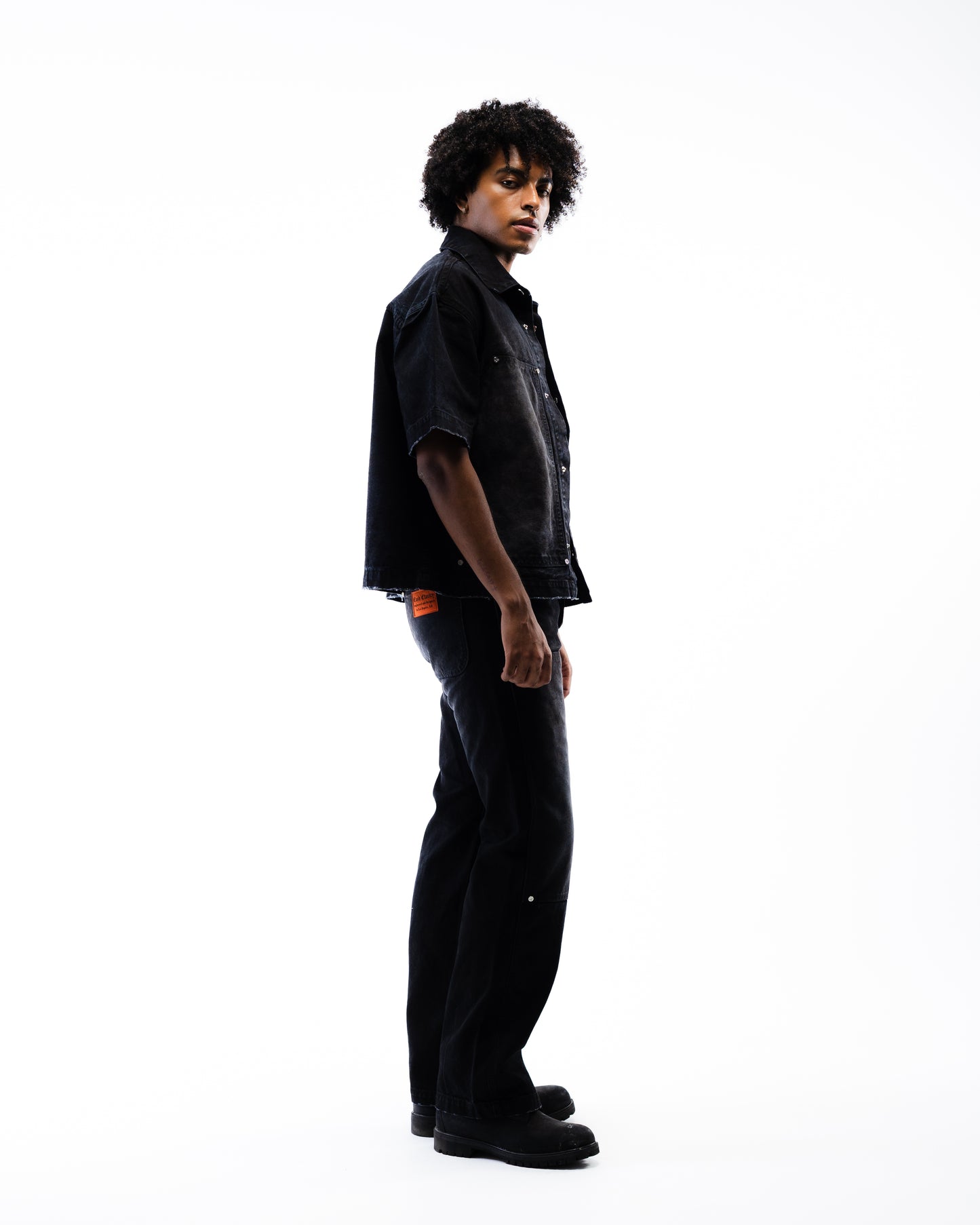 Screwed Double Knee Pants - Black