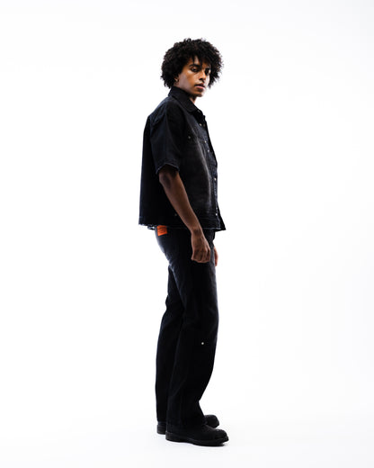 Screwed Double Knee Pants - Black