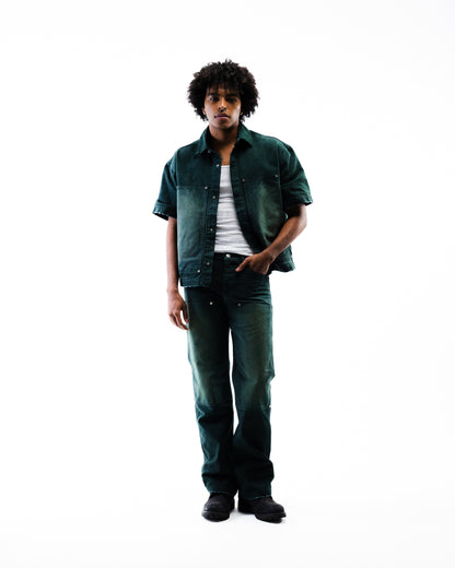 Screwed Double Knee Pants - Green