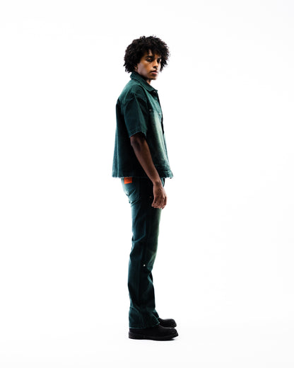 Screwed Double Knee Pants - Green