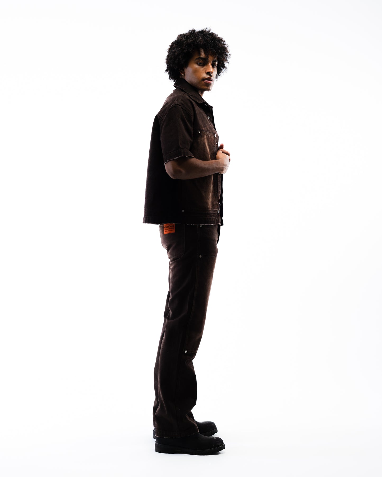 Screwed Double Knee Pants - Brown